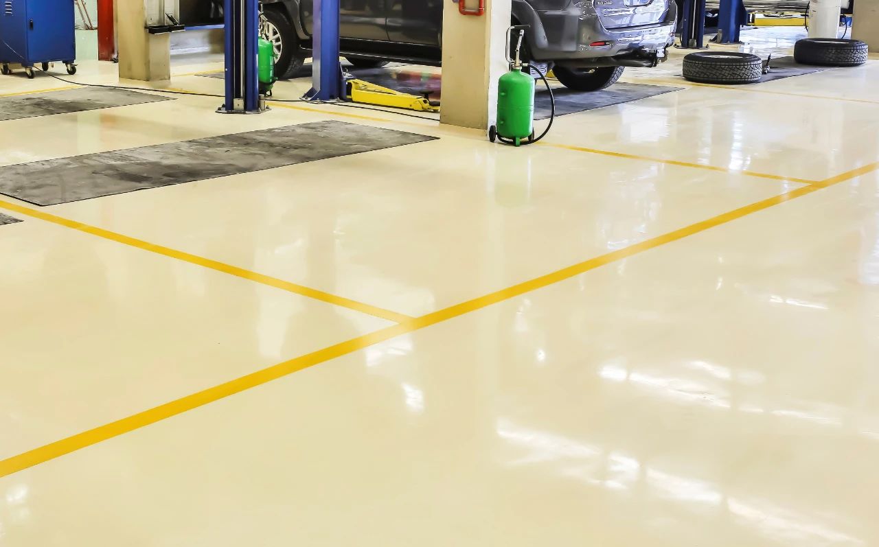 地坪材料对比图